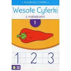 WESOŁE CYFERKI Z NAKLEJKAMI ZESZYT 1 