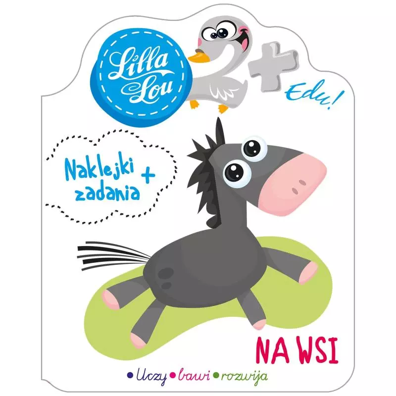 LILLA LOU NA WSI NAKLEJKI + ZADANIA 2+ - Wilga