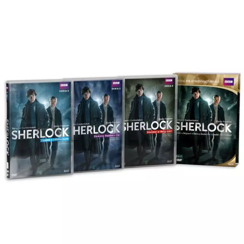 SHERLOCK SERIA 2 BBC 3 x DVD