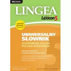 UNIWERSALNY SŁOWNIK HISZPAŃSKO-POLSKI I POLSKO-HISZPAŃSKI CD - Lingea