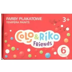 FARBY PLAKATOWE 6 KOLORÓW COLO&RIKO 