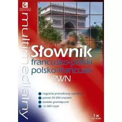 MULTIMEDIALNY SŁOWNIK FRANCUSKO-POLSKI POLSKO-FRANCUSKI PWN CD-ROM