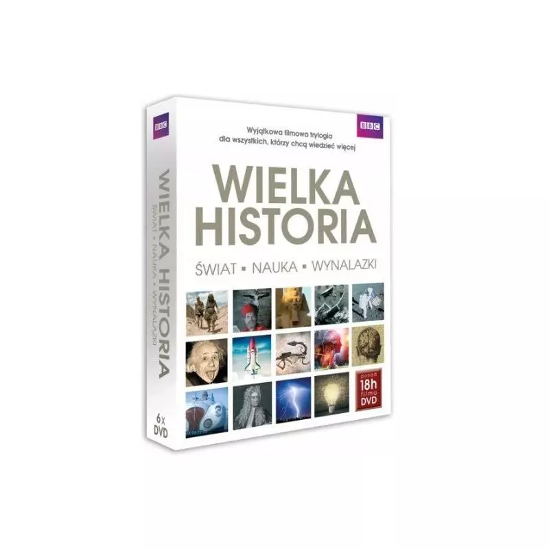 PAKIET WIELKA HISTORIA BBC 6xDVD PL