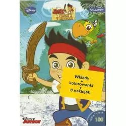 JAKE I PIRACI Z NIBYLANDII DISNEY WKŁADY DO SEGREGATORA + KOLOROWANKI + 8 NAKLEJEK